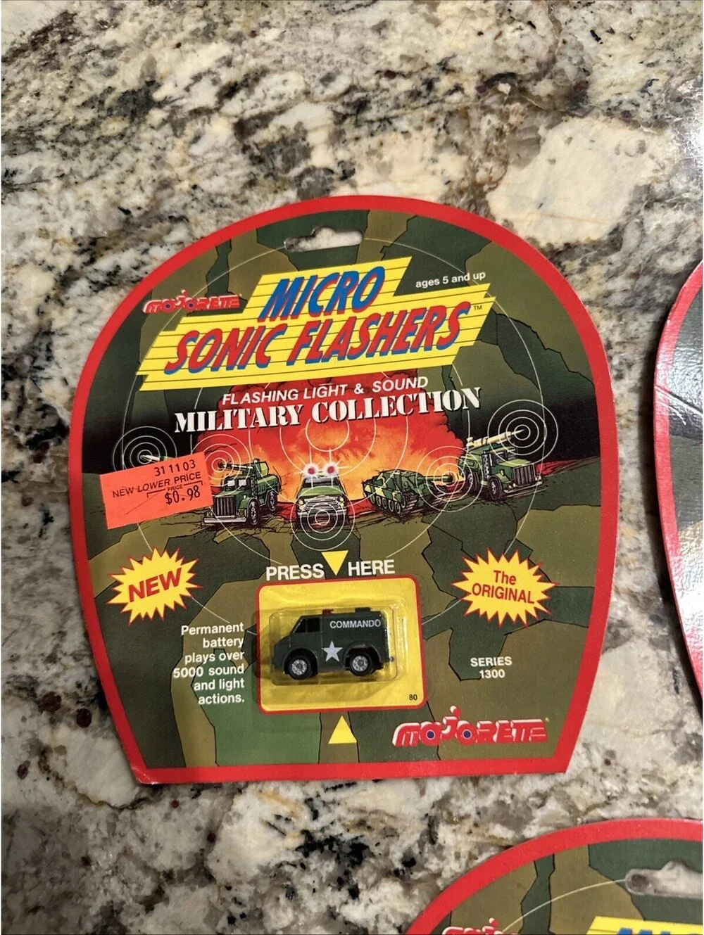 Majorette Micro Sonic Flashers Military Collection Lot Of 3 NEW + FAST SHIPPING